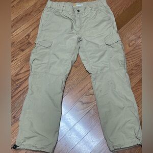 Carhartt Men’s Khaki Force Relaxed Fit Work Cargo Pants BN200-M Size 36x30